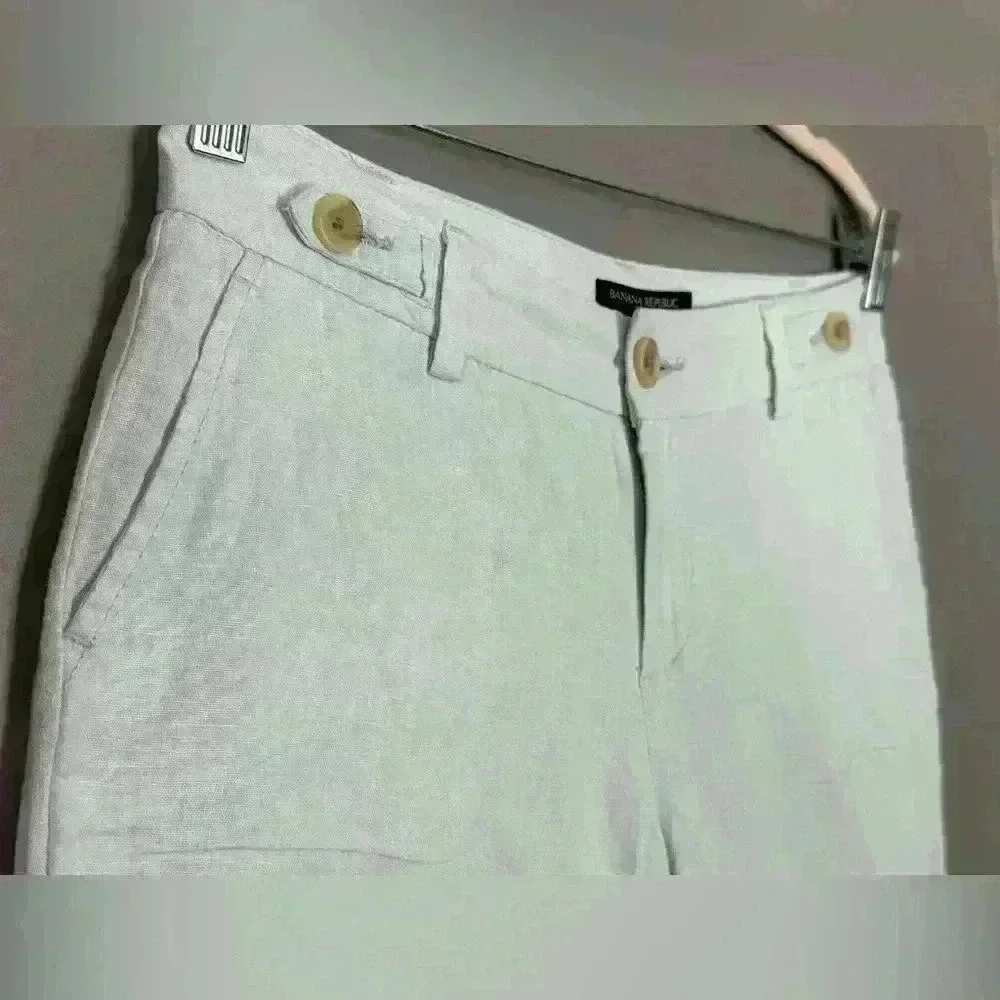Banana Republic Linen and cotton blend Pants (383)